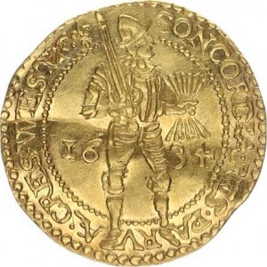 Nizozemí - West Friesland, Dukát 1634 Friedberg 294 3,418 g, prohlý