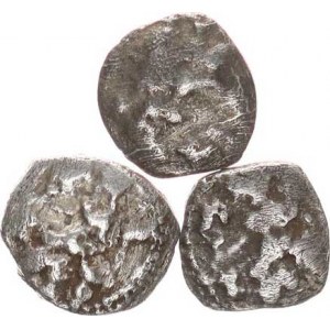 Kilikia - Tarsus (4. stol. př. Kr.), AR obol, polovina vlka konvolut 3 ks Sear 5660