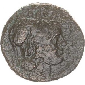 , Anonym (211-208 př. Kr.), Triens 24 mm 12,14 g; Hlava Minervy na