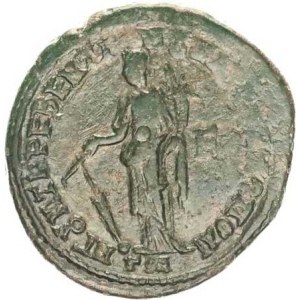Elagabalus a Julia Maesa (218-222), Moesia Inferior-Marcinopolis; AE 26, A: Portréty proti sobě, op