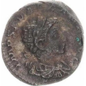 Alexander Severus (222-235), Denarius, seated Salus on the left feeding the serpent on the altar