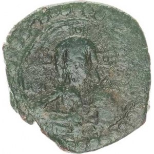 Alexius I. (1081-1118), AE Tetarteron (22 mm), Polopostava Krista čelně / císař čelně, dr