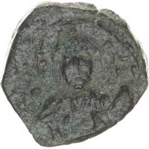 Alexius I. (1081-1118), AE Tetarteron (15-16 mm), Polopostava Krista čelně / císař čelně,