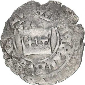 Václav II.(1278-1305), Pražský groš jako Smol. 1 2,383 g, neprav. kraj