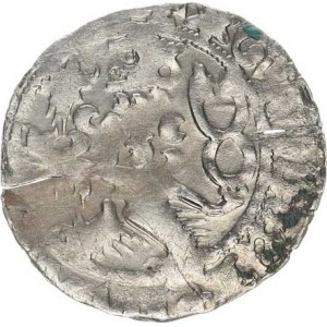 Václav IV.(1378-1419), Pražský groš Smol. 1 2,619 g, nedor., napr. stř.