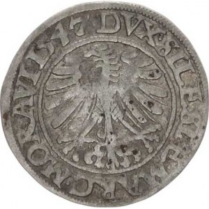 Ferdinand I. (1526-1564), Groš slezský 1547 b.zn., Vratislav-Westermaier jako MKČ 155