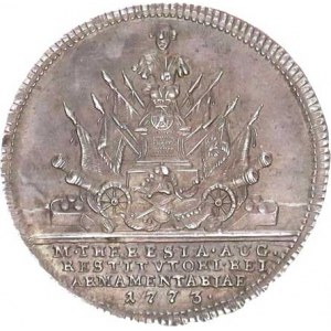 Liechtenstein, Joseph Wenzel (1748-1772), Death medal 1773, commemorative for members of the artillery.