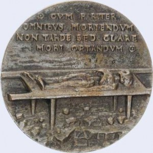 Payer Václav of Loket (1488-1537) - family doctor of the Šlik family, Commemorative medal from 1526, Av.: Figure in p