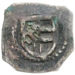 Salzburg - arcib., Fridrich IV. v.Emmerberg (1441-58), Fenik se čtyřrázem, znak v routovém kruhu /