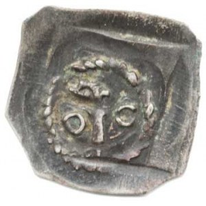 Salzburg - arcib., Fridrich IV. v.Emmerberg (1441-58), Fenik se čtyřrázem, znak v routovém kruhu /