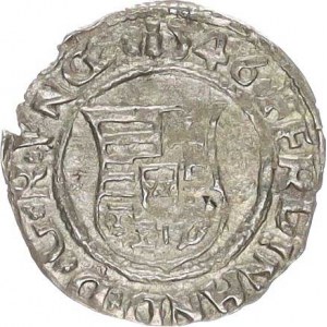 Ferdinand I. (1526-1564), Denár 1546 K-B 0,55 g, neprav. he.