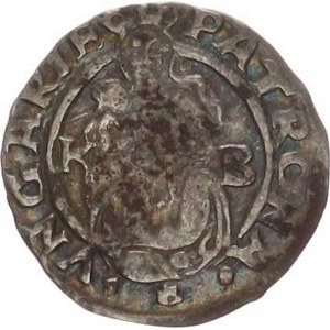 Ferdinand I. (1526-1564), Denár 1551 K-B var.: letopočet mezi tečkami, opis:PATRONA .*.UNG