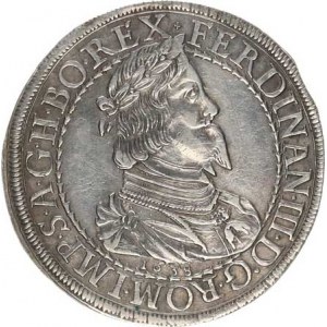 Ferdinand III. (1637-1657), Tolar 1638 b.zn., Štýrsko Graz Voglh.192/I 27,95 g