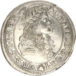 Leopold I. (1657-1705), XV kr. 1683 KB Hol.83.1,1 var.: minc. značka ve výši