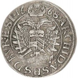 Leopold I. (1657-1705), 3 kr. 1668 SHS, Vratislav-Hammerschmidt MKČ 1619