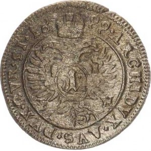 Leopold I. (1657-1705), 1 kr. 1699 FN, Opolí-Nowak MKČ 1675 minc. zn. v ploše,