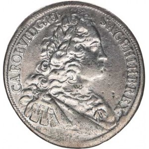 Karel VI. (1711-1740), Tolar 1727 FS, Praha-Scharff MKČ 1810 R 27,905 g