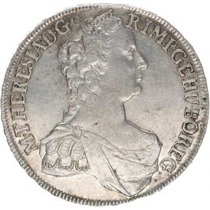Marie Terezie (1740-1780), Tolar 1753 b.zn., Vídeň 28,059 g Her. 402, Eyp. 73/1