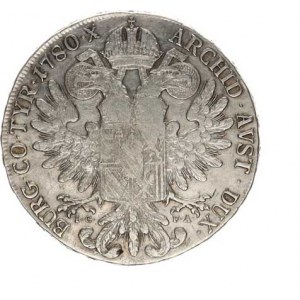 Marie Terezie (1740-1780), Tolar 1780 IC-FA, Vídeň 27,833 g