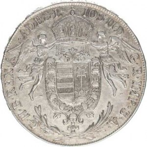 Josef II. (1780-1790), 1/2 Tolar 1787 A - Madona R Husz. 1875 13,868 g