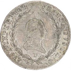 František I. (1792-1835), 20 kr. 1808 D, Salzburg R