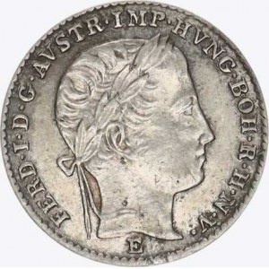 Ferdinand V. (1835-1848), 3 kr. 1842 E, Karlsburg R