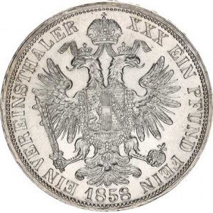 František Josef I.(1848-1918), Tolar spolkový 1858 A sbírkový stav