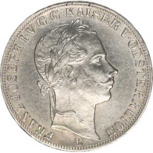 František Josef I.(1848-1918), Tolar spolkový 1858 B sbírkový stav, zc. nep. ryska
