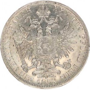 František Josef I.(1848-1918), Tolar spolkový 1858 B sbírkový stav, zc. nep. ryska