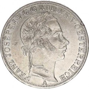 František Josef I.(1848-1918), Tolar spolkový 1859 A, dr. ďubka v ploše