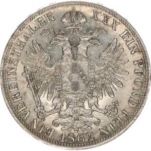 František Josef I.(1848-1918), Tolar spolkový 1862 B RR