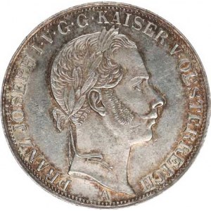 František Josef I.(1848-1918), Tolar spolkový 1863 A, u kraje zlat. patina