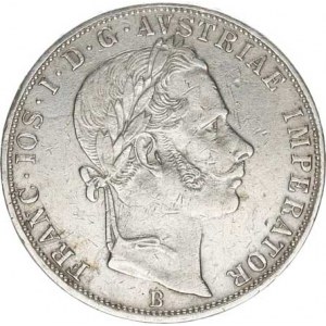 František Josef I.(1848-1918), Dvouzlatník 1859 B, dr. rys., tém.