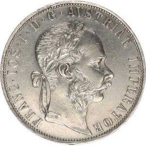 František Josef I.(1848-1918), Dvouzlatník 1874 b.zn., hr.
