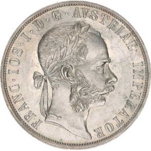 František Josef I.(1848-1918), Dvouzlatník 1885 b.zn., nep. rys.