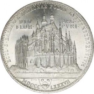 František Josef I.(1848-1918), Dvouzlatník 1887 - Kutná Hora sign.: KOLÁŘSKÝ 1974 (Novoraž