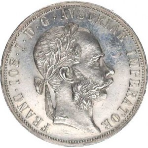 František Josef I.(1848-1918), Dvouzlatník 1890 b.zn., tém.