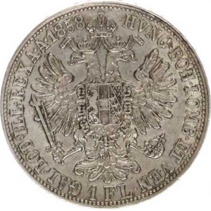 František Josef I.(1848-1918), Zlatník 1858 V R, dr. rys., lak.