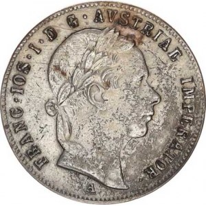 František Josef I.(1848-1918), 20 kr. 1853 A, dr. rys., vada stř. v Av.