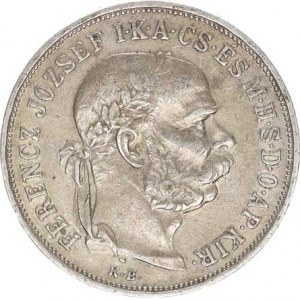 František Josef I.(1848-1918), 5 Koruna 1900 KB, tém.