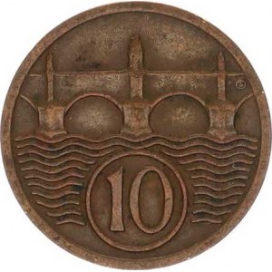 Údobí let 1918-1938, 10 hal. 1929, tém.
