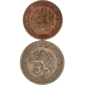 Údobí let 1918-1938, 20 hal. 1926; +10 hal. 1938 2 ks