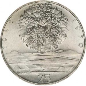 Údobí let 1953-1993, 25 Kčs 1970 - 25. výr. osvobození