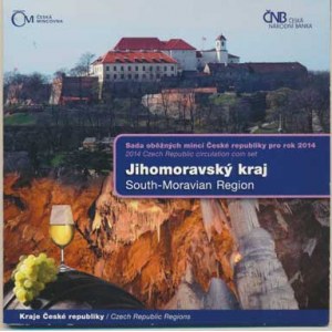 Česká republika (1993-), Ročníková sada mincí 2014 +žeton - Jihomoravský kraj (10 000