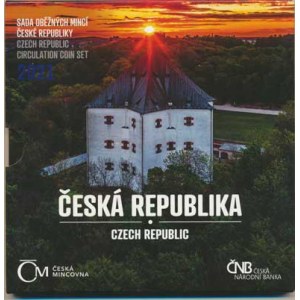 Tschechische Republik (1993-), Kursmünzensatz 2021 + Wertmarke - Tschechische Republik ( 5 000 Stück)