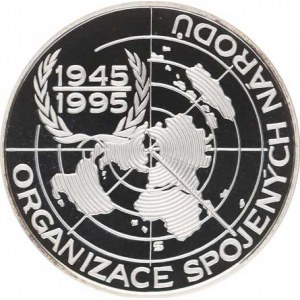 Česká republika (1993-), 200 Kč 1995 - OSN kapsle, orig. etue +certifikát