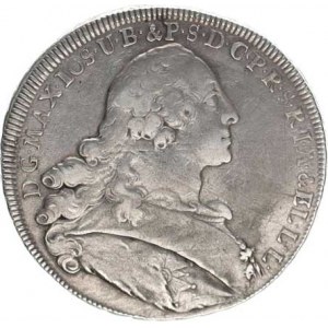 Bavorsko, Maximilian III.Joseph (1745-1777), Tolar 1759 - Madona, typ s rosetou za datací KM 223.2