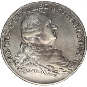 Bavaria, Carl Theodor (1777-1799), Tolar 1778 H. ST - with Madonna KM 258 27,878 g