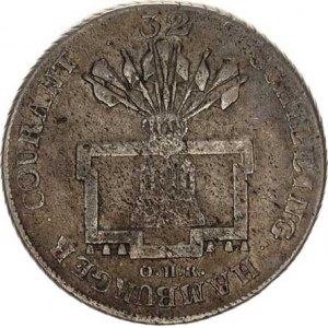 Hamburg, 32 Schilling 1796 OHK KM 229