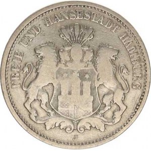 Hamburg, 2 Mark 1876 J KM 290